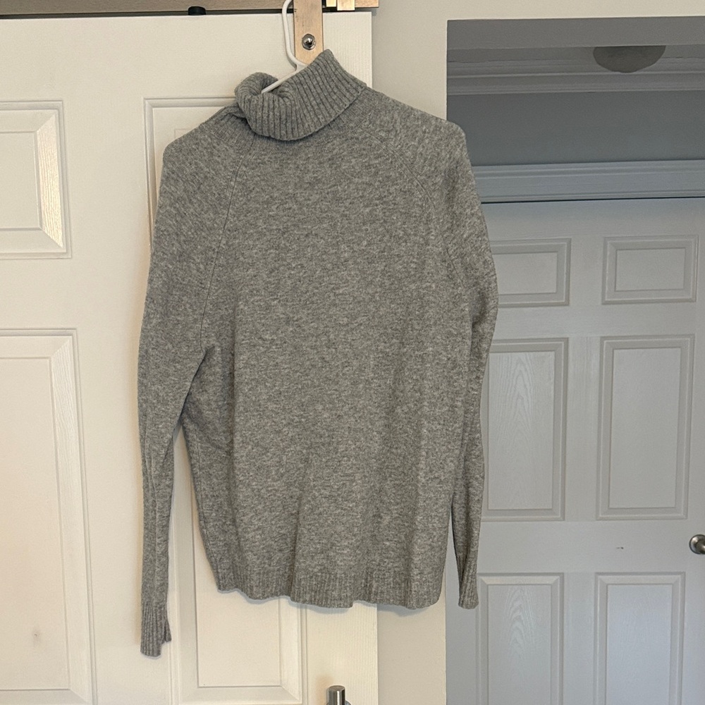 J. Crew Gray Turtleneck Sweater